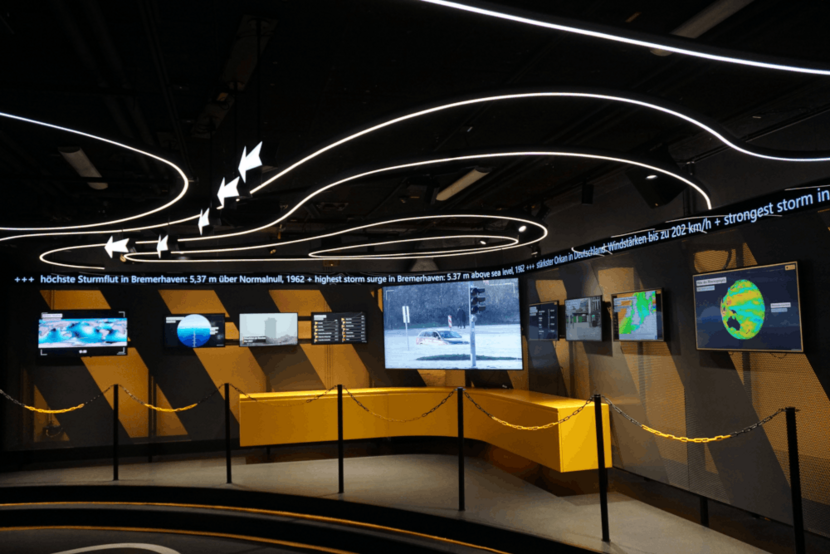 gebogene Laufschrift Bremerhaven gebogene Laufschrift Bremerhaven