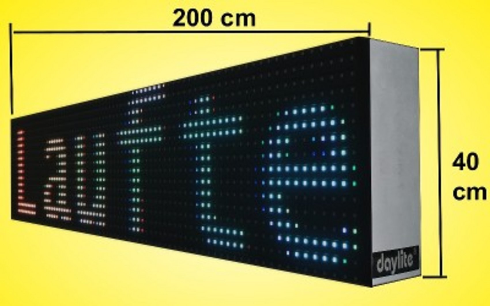 LED-Laufschrift XXL - Daylite Informationssysteme GmbH