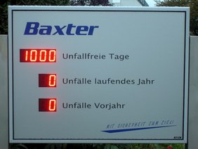 Unfallanzeige Baxter/ Halle
