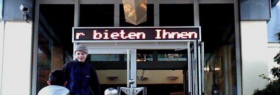 Laufschrift, outdoor, einfarbig in Norderstedt