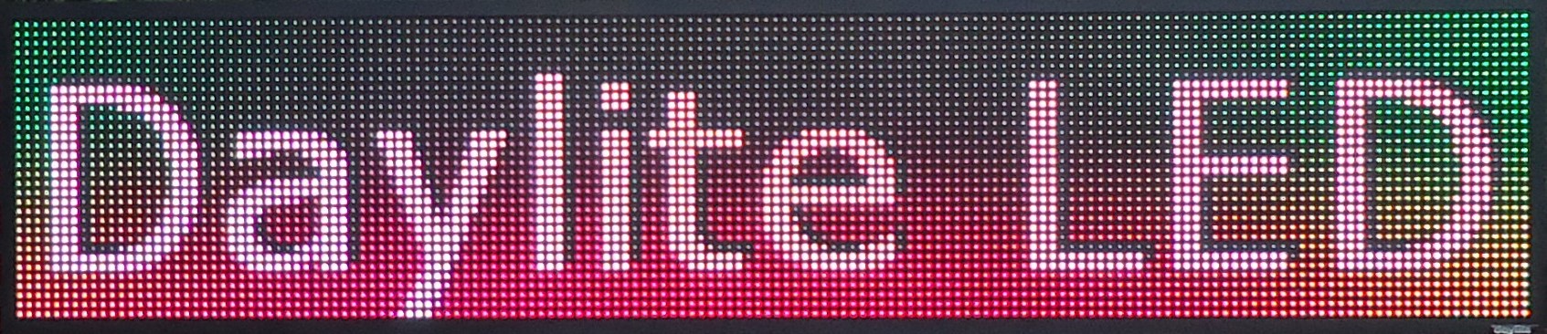 LED-Laufschrift RGB16, outdoor, vollmatrix LED-Laufschrift RGB16, outdoor, vollmatrix